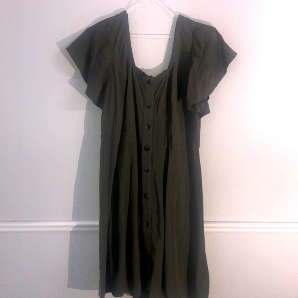 Olive Green Universal Thread Dress Size Large